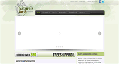Desktop Screenshot of naturesearthcosmetics.com