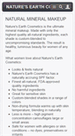 Mobile Screenshot of naturesearthcosmetics.com